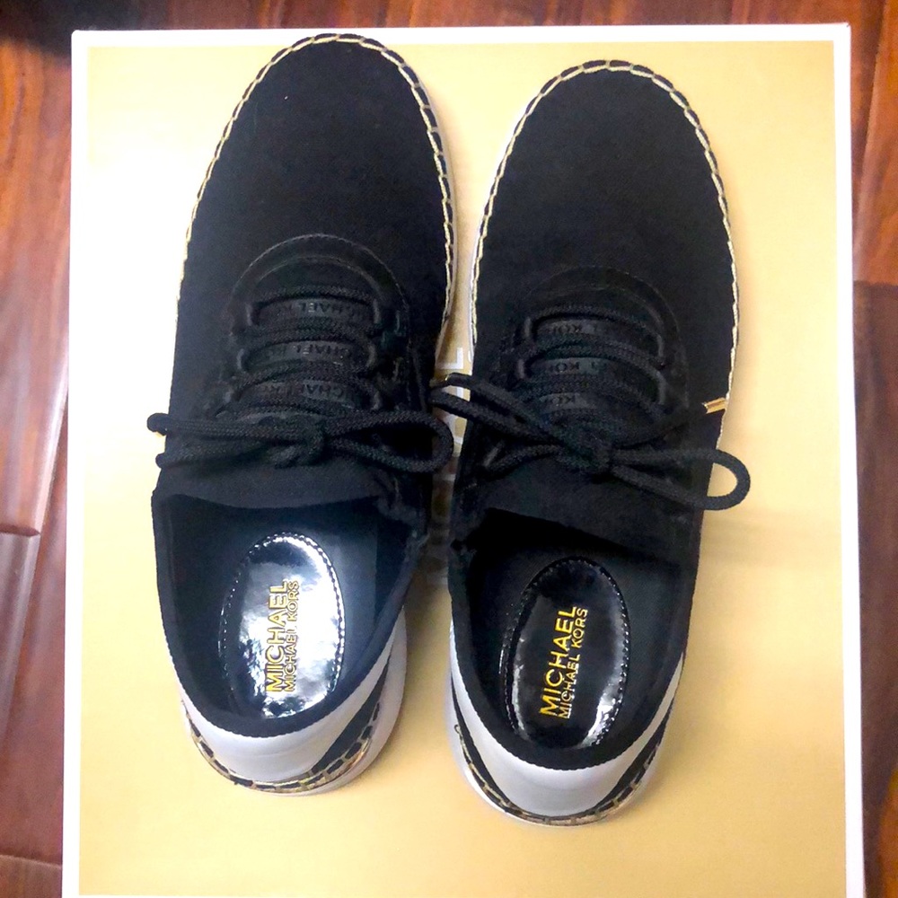 Michael Kors Lace Up Canvas Sneakers